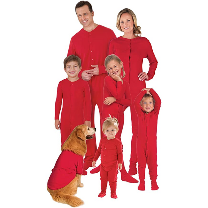 Christmas Festive Family Pajama Onesie Sets