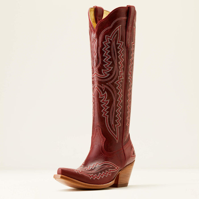 Versatile Western Cowgirl Leather Boot