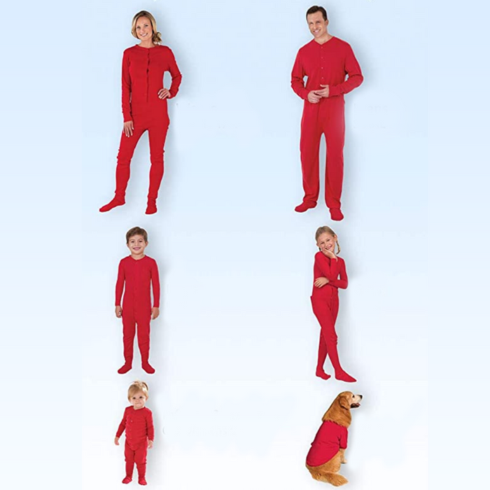 Christmas Festive Family Pajama Onesie Sets