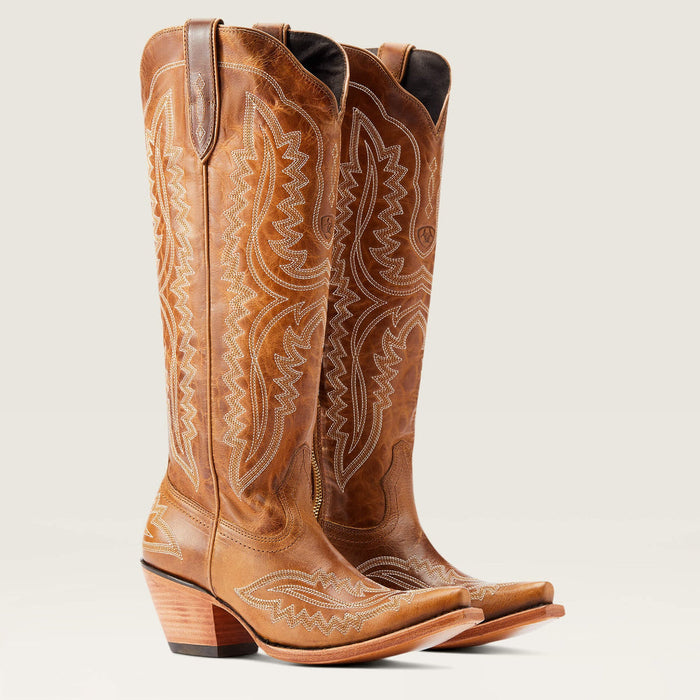 Versatile Western Cowgirl Leather Boot