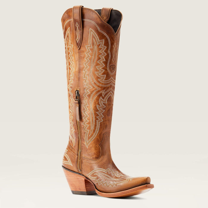 Versatile Western Cowgirl Leather Boot