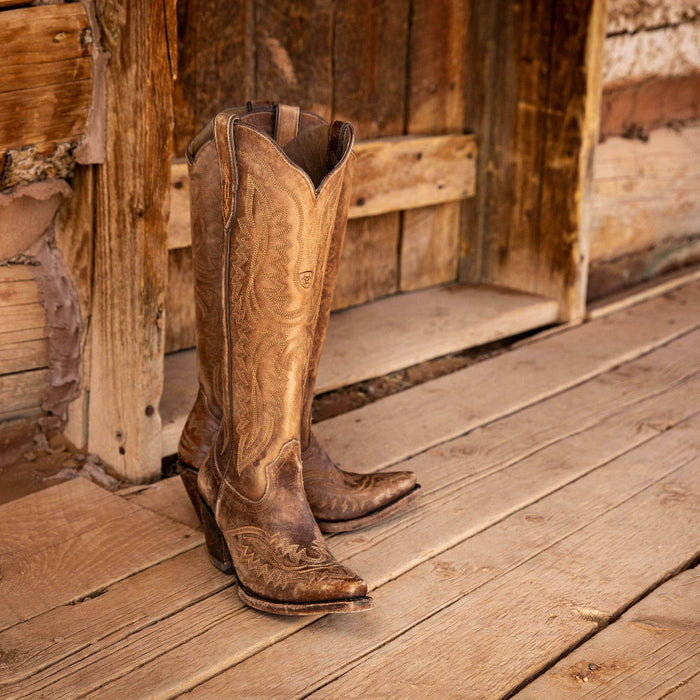 Versatile Western Cowgirl Leather Boot