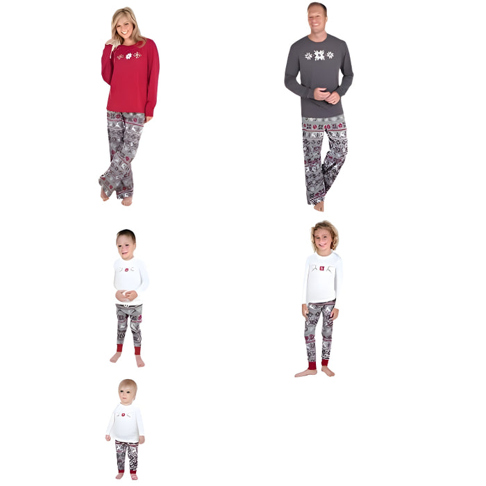 Festive Nordic Printed Family Pajama Set