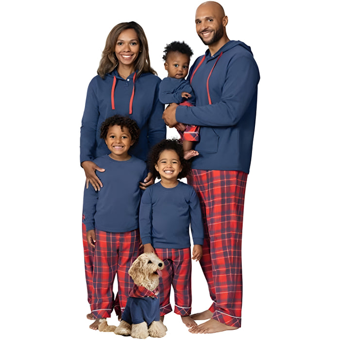 Plaid Family Matching Family Pajama Sets