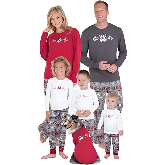 Festive Nordic Printed Family Pajama Set