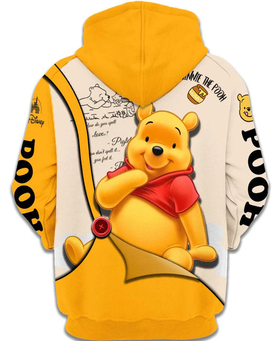 Storybook Bear Themed Zip-Up Hoodie