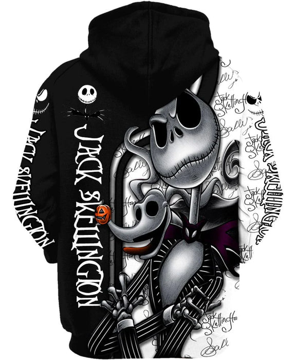 Jack Skellington Graphic Pullover Hoodie