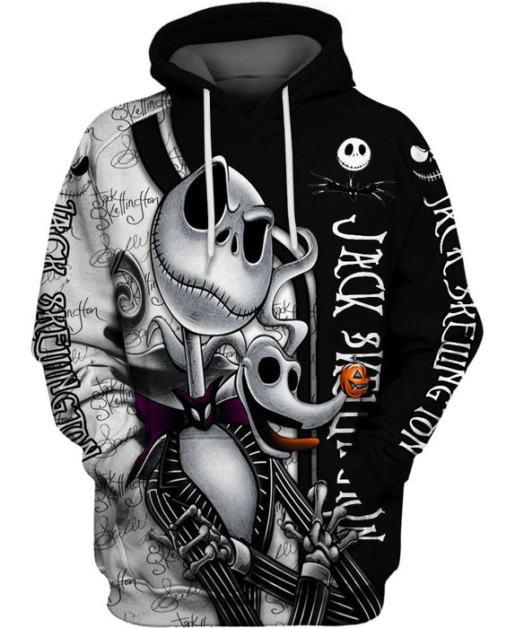 Jack Skellington Graphic Pullover Hoodie