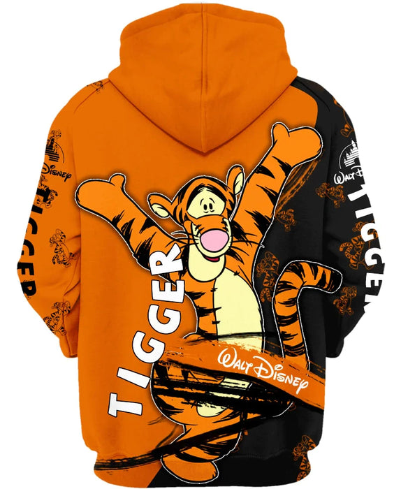 Dynamic Tigger Zip Up Cozy Hoodie