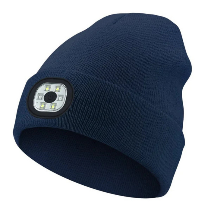 Holiday LED Light Up Beanie Hat