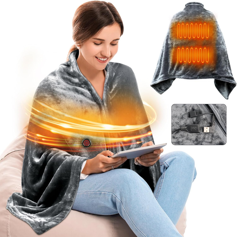 Heated Blanket Shawl