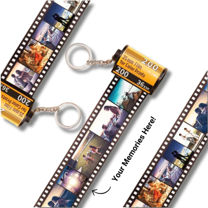 Personalized Film Roll Keychain