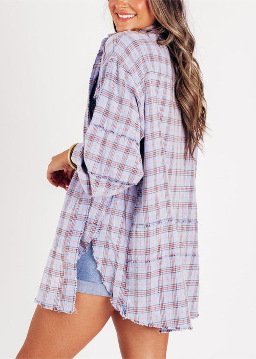 Casual Button Down Long Jacket