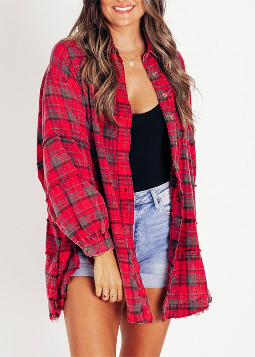 Casual Button Down Long Jacket