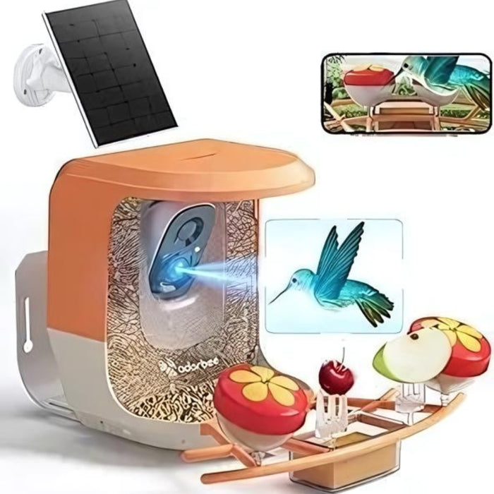 Solar Powered Smart Bird Feeder With AI Camera