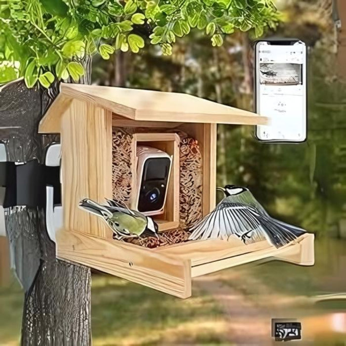 Solar Powered Smart Bird Feeder With AI Camera