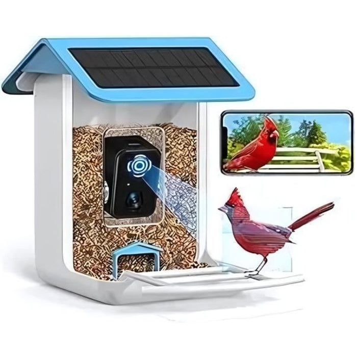 Solar Powered Smart Bird Feeder With AI Camera