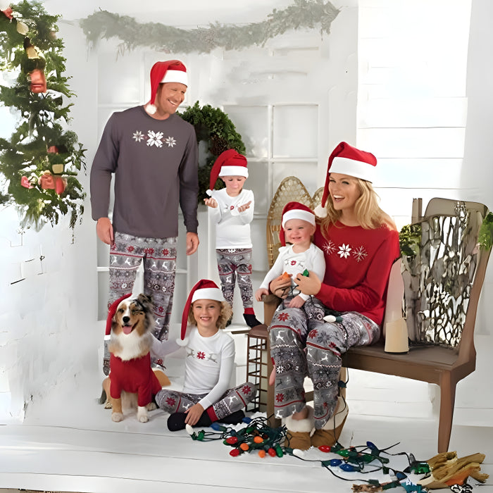 Festive Nordic Printed Family Pajama Set