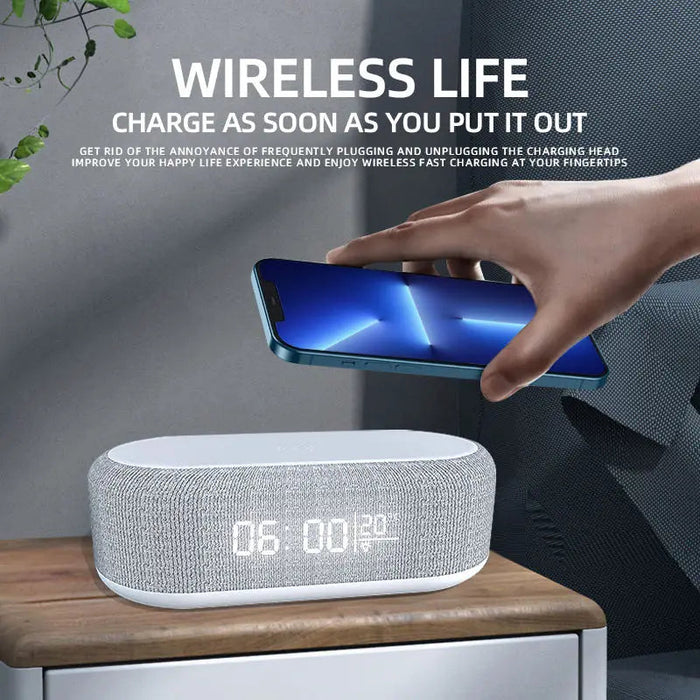 Wireless Charger Alarm Clock