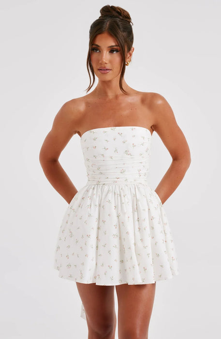 Strapless Ruched Katrina Mini Dress