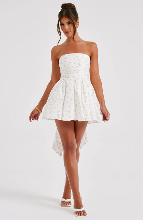 Strapless Ruched Katrina Mini Dress