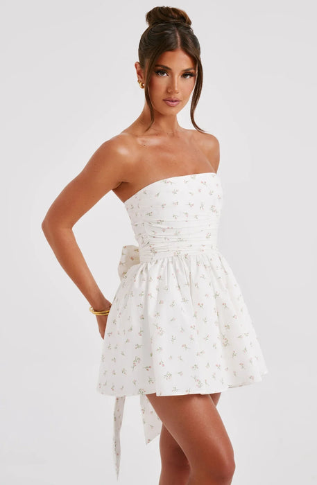 Strapless Ruched Katrina Mini Dress