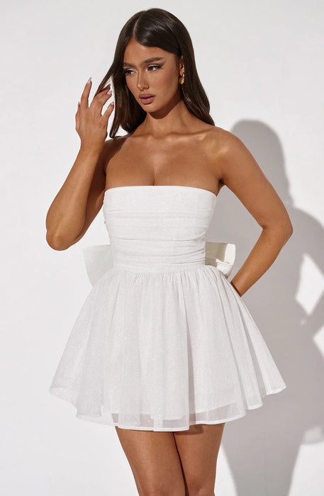 Strapless Ruched Katrina Mini Dress