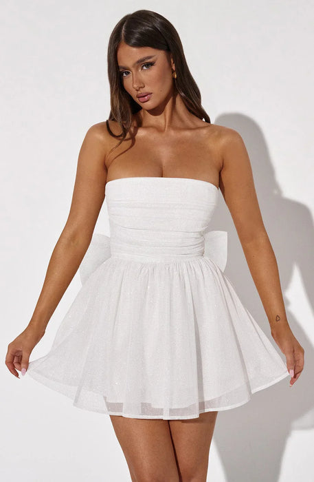 Strapless Ruched Katrina Mini Dress