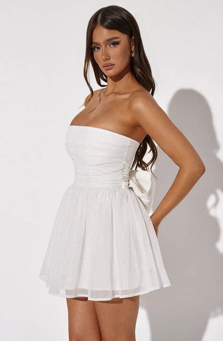 Strapless Ruched Katrina Mini Dress