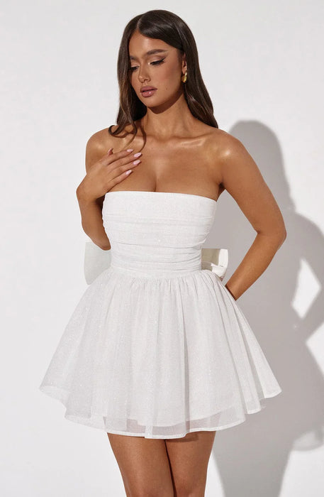 Strapless Ruched Katrina Mini Dress