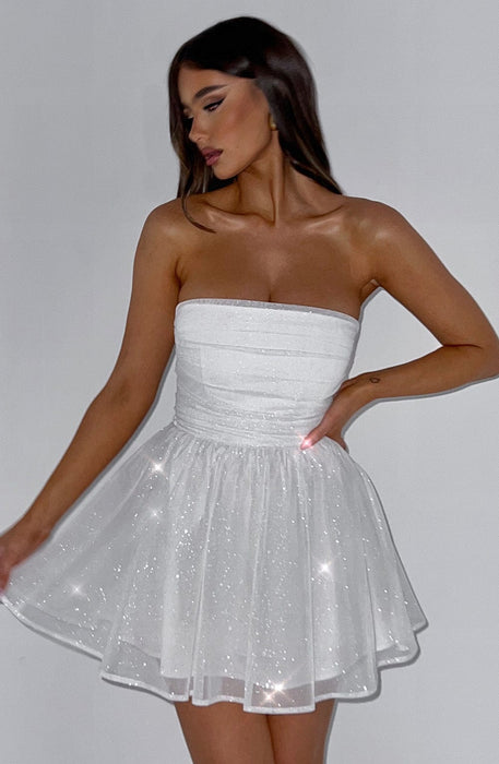 Strapless Ruched Katrina Mini Dress