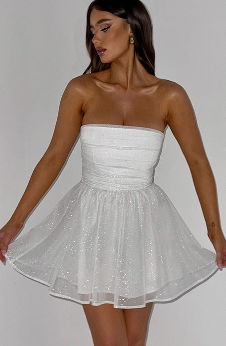 Strapless Ruched Katrina Mini Dress