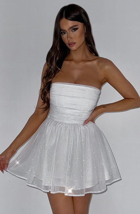 Strapless Ruched Katrina Mini Dress