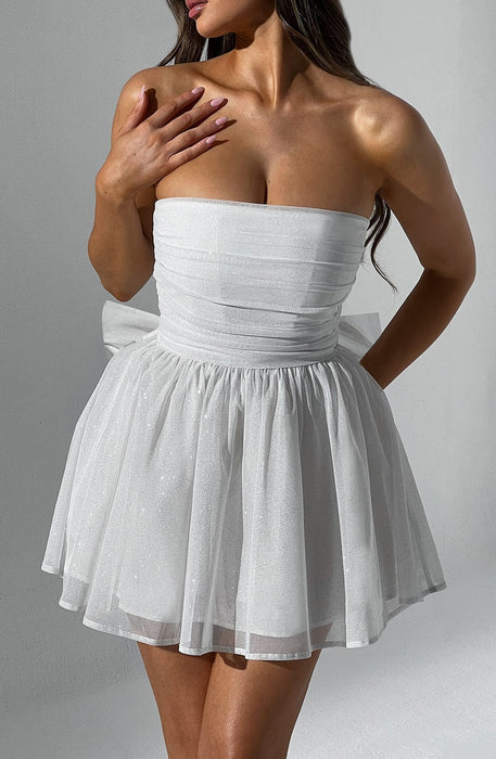 Strapless Ruched Katrina Mini Dress