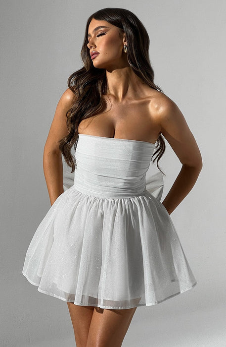 Strapless Ruched Katrina Mini Dress