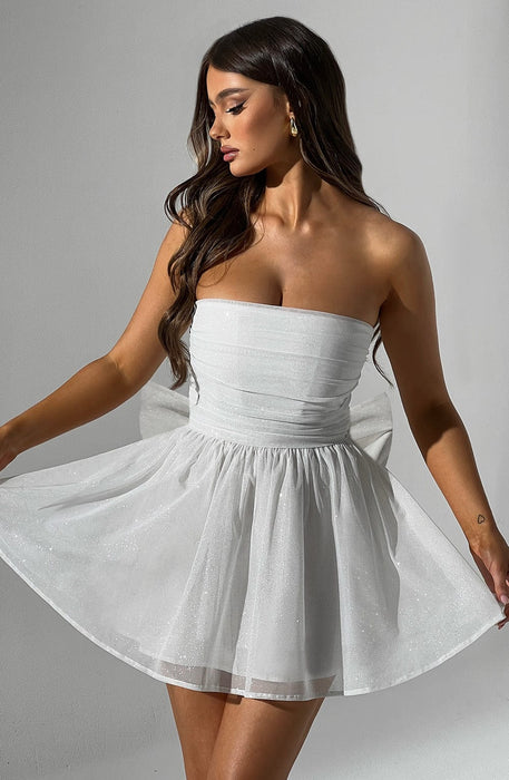 Strapless Ruched Katrina Mini Dress