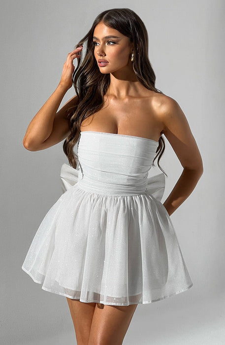 Strapless Ruched Katrina Mini Dress