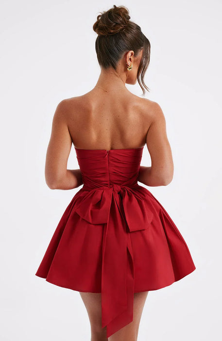 Strapless Ruched Katrina Mini Dress