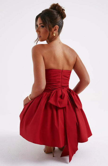 Strapless Ruched Katrina Mini Dress