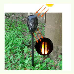 Solar Flame Torch Lamp