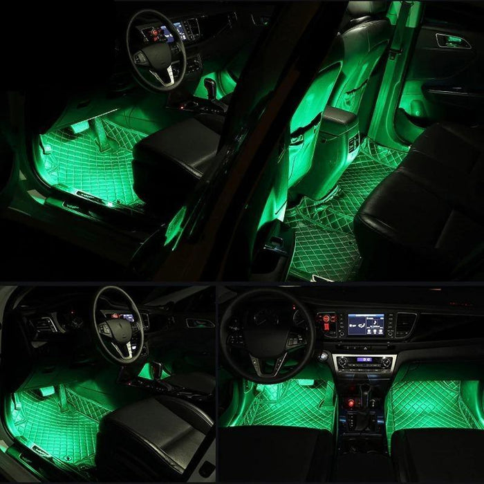 4 Pieces Car Interior LED Lights