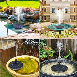 Solar-Powered Garden Fountain Pump