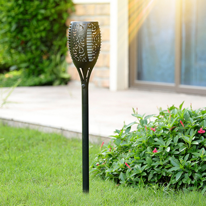 Solar Flame Flickering Lamp Torch