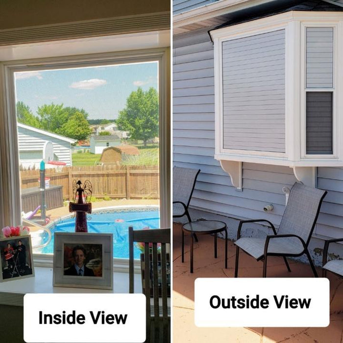 1-way Vision Horizontal Blinds (Applies to Exterior)