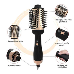 Gold Pro One-Step Hair Dryer Brush