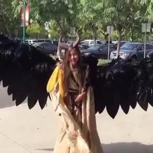 Halloween 3D Angel Devil Big Wings